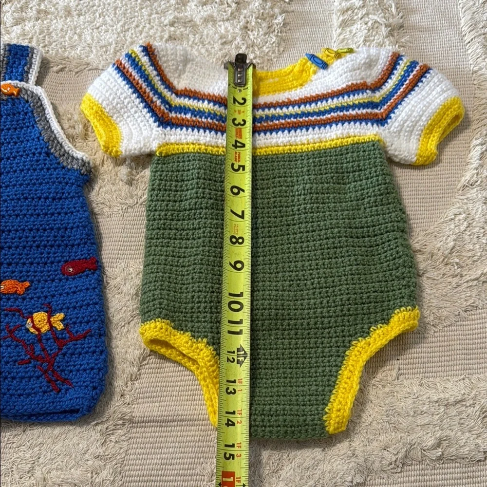 Handmade Crochet Baby Outfit